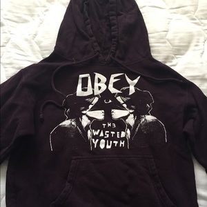 Obey hooded sweatshirt